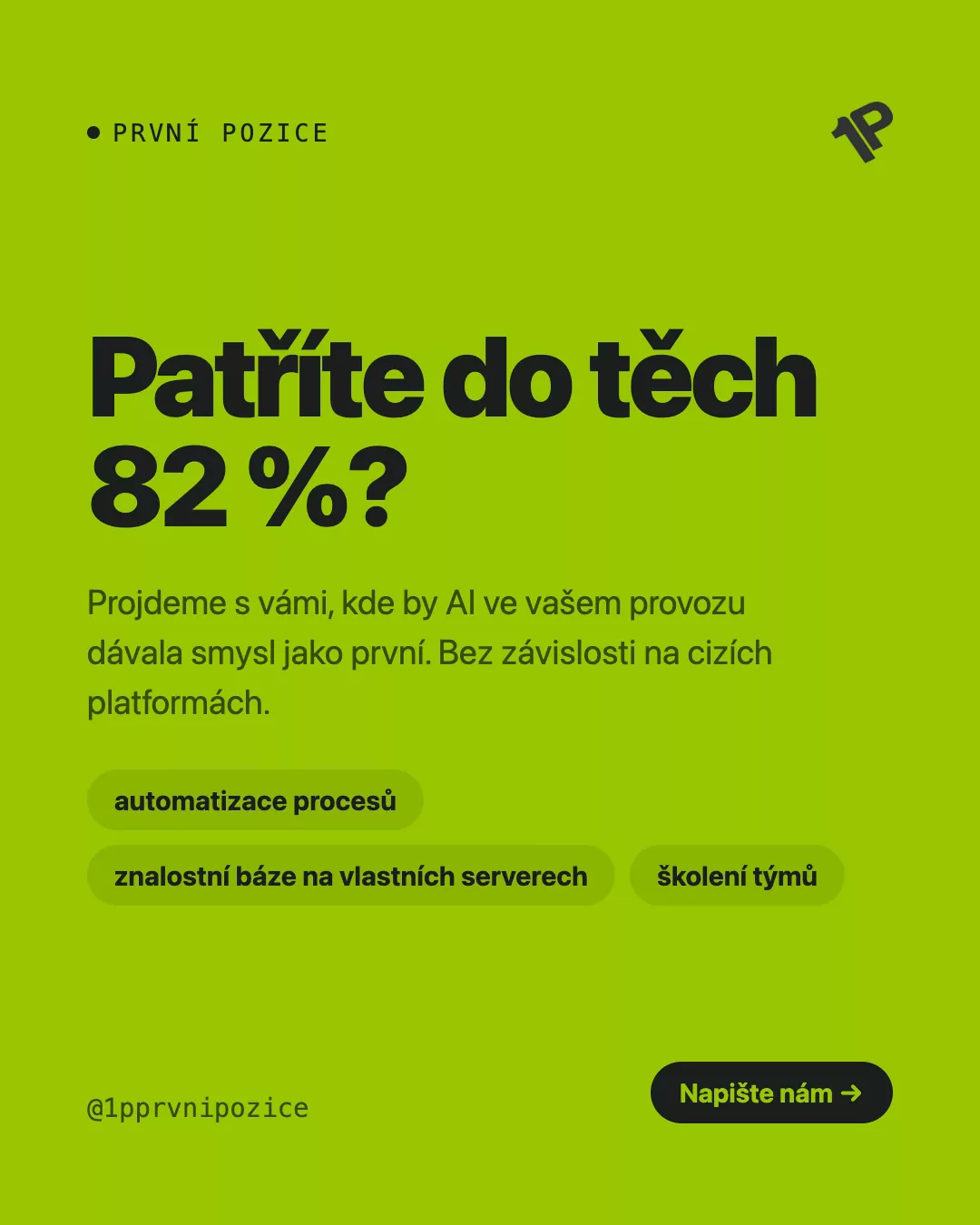 Patříte do těch 82 %? Automatizace procesů, znalostní báze na vlastních serverech, školení týmů
