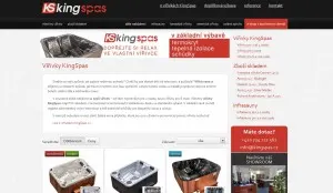 Seo optimalizace pro vířivky KingSpas