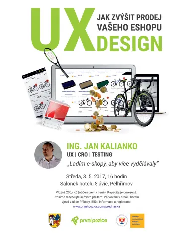 UX Design - Jak zvýšit prodej Vašeho e-shopu? - 3.5.2017